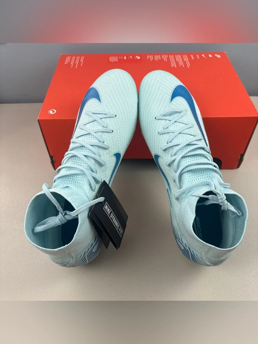 Nike Mercurial Superfly 10 Elite AG Pro Blue Glacier Soccer Cleat Men’s Sz 11